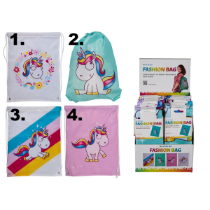 Unicorn Rugtas Met Trekkoorden