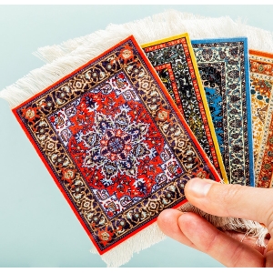 Invotis Perzisch Tapijt Onderzetters (Set Van 4)
