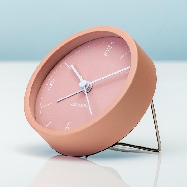 Alarm Klok - mat Licht Roze