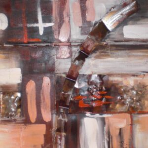 Architecture Olieverfschilderij Op Linnen 60x150 cm