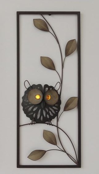Wanddecoratie Frame Art - Uil