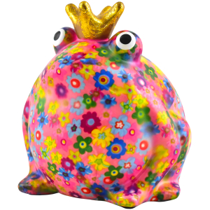 Pomme Pidou Spaarpot, Frog Freddy Pink Edition (M)
