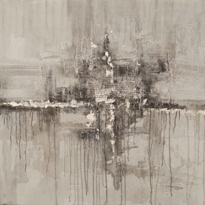 Abstract Olieverfschilderij Op Linnen 100x100 cm