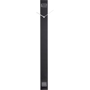 Karlsson Discreet Long Wandklok - Zwart