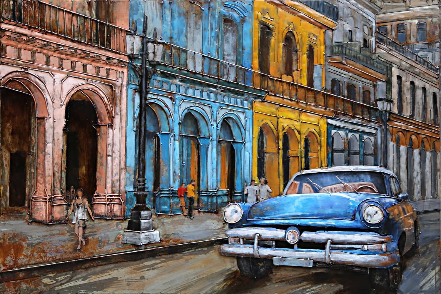 als je kunt Chemicaliën Omleiding 3D Metaal Schilderij - Havana, Cuba kopen? | EXPO