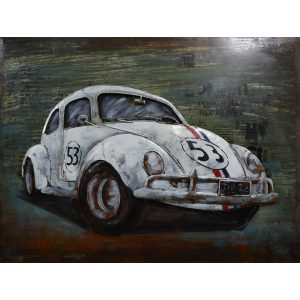 3D Metaal Schilderij - Herbie 53