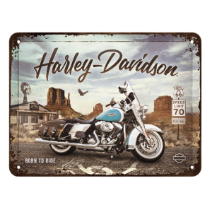 Harley-Davidson - Metalen Wandplaat