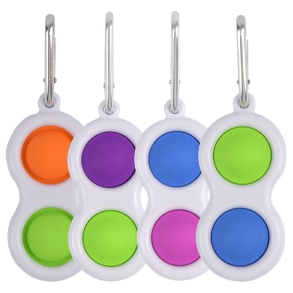 Simple Dimple Sleutelhanger, Fidget Toy