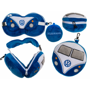 Pluche Reiskussen Met Slaapmasker, VW Volkswagen T1 Camper