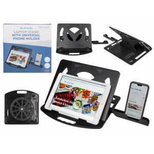 Laptopstandaard Met Universele Telefoonhouder