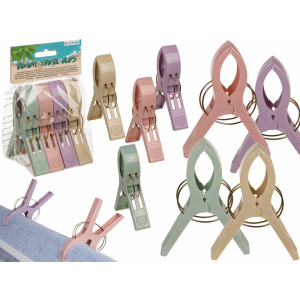 Handdoek Knijpers Pastel (Set Van 4)