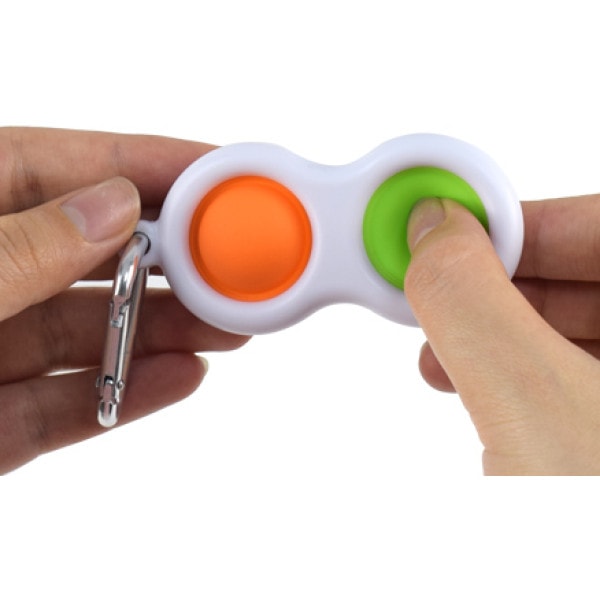 Simple Dimple Sleutelhanger, Fidget Toy