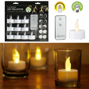 Cepewa LED Kaarsen Set Met Afstandsbediening (10 Stuks)