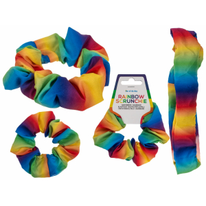 Rainbow Scrunchie