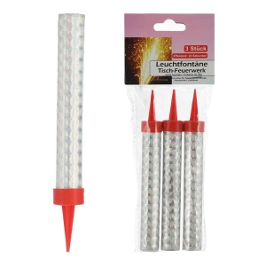 IJsfontein Taart Vuurwerk (3 Stuks)