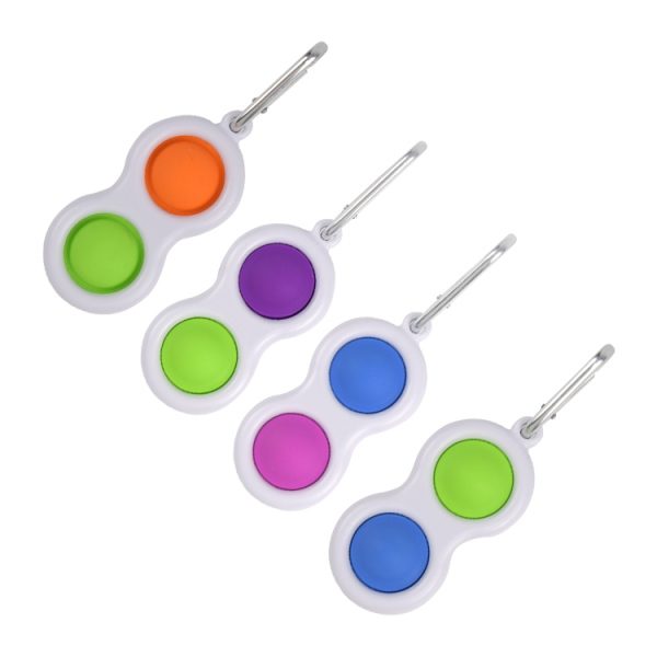Simple Dimple Sleutelhanger, Fidget Toy
