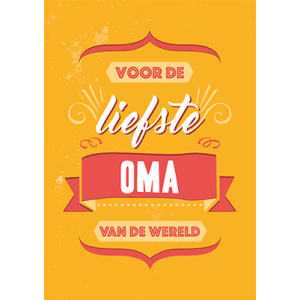 Voor De Liefste Oma Van De Wereld