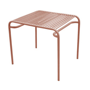 Bijzettafel Buiten Lineate, Bruin