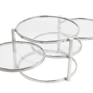 Bijzettafel Triple Swivel, Chrome