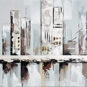 Bridge Olieverfschilderij Op Linnen 60x150 cm