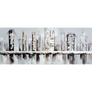 Bridge Olieverfschilderij Op Linnen 60x150 cm