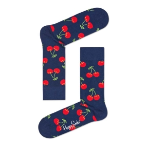 Happy Socks Cherry Sokken, Donkerblauw