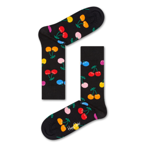 Happy Socks Cherry Sokken - Zwart/Multi