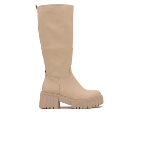 Hoge Chelsea Boots, Beige