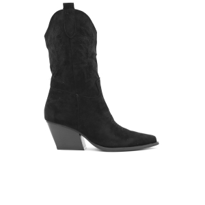 Western Boots Roos, Zwart Suède