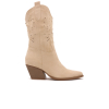 Western Boots Roos, Beige Suède