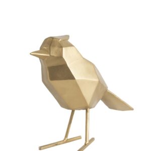 Decoratief Beeld Origami Vogel, Goud (Large) Decoratief Beeld Origami Vogel, Goud (Large)