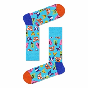 Happy Socks Funny Dog Sokken - Lichtblauw