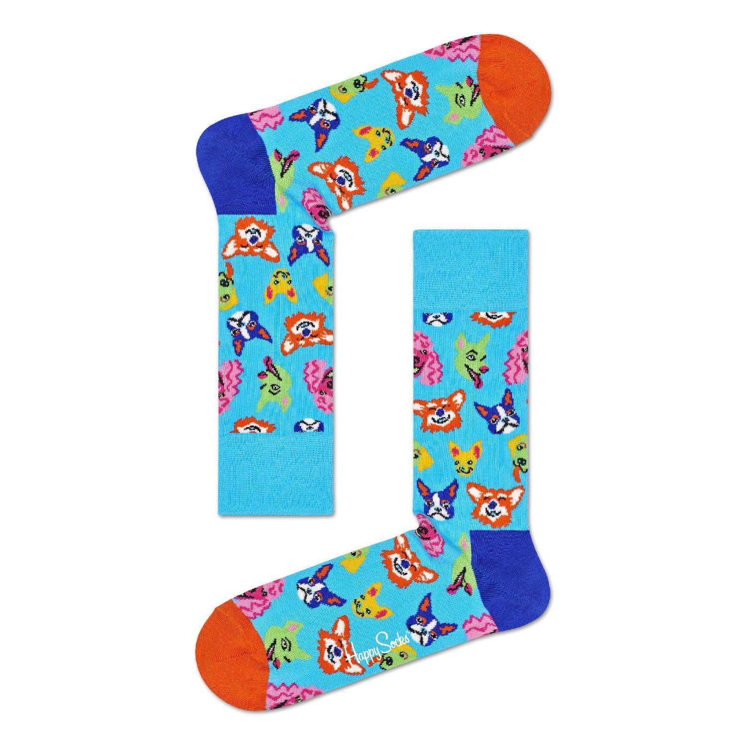 Happy Socks Funny Dog Sokken - Lichtblauw