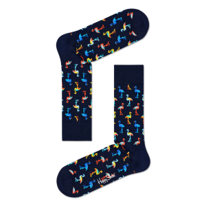 Happy Socks Flamingo Sokken - Blauw