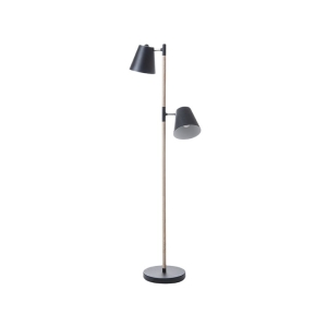 Vloerlamp Rubi, Zwart