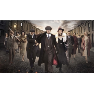 Glasschilderij Peaky Blinders - 80 x 120