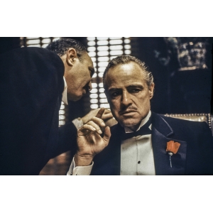 Glasschilderij The Godfather - 80 x 120