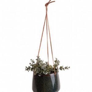 Groen Hangende plantenpot Unique - Glazuur Groen