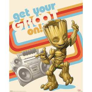 Guardians Of The Galaxy Vol. 2 Get Your Groot On - Mini Poster (914)