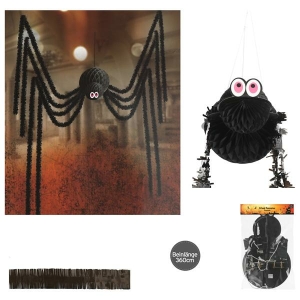 Halloween Decoratie Slinger Grote Spin