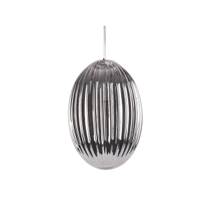 Hanglamp Smart Ovaal Glas Groot, Smokey Grijs