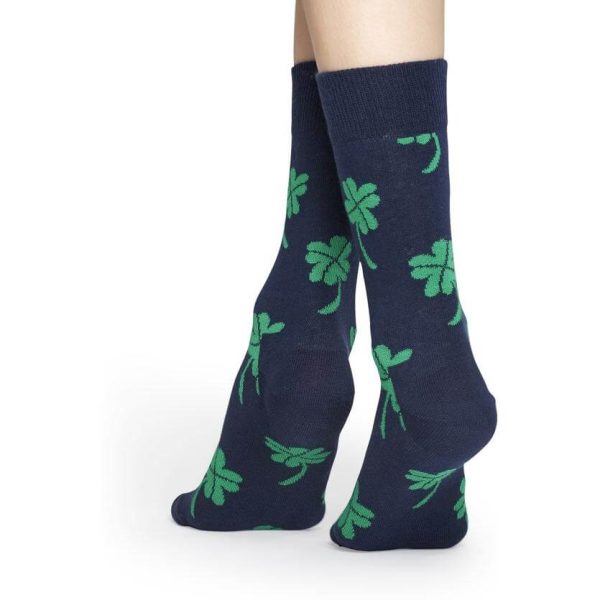 Happy Socks Big Luck Sokken, Donkerblauw/Groen