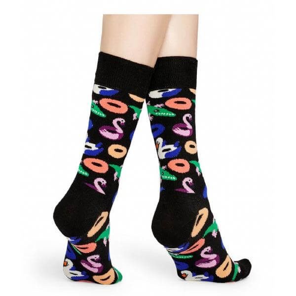 Happy Socks Pool Party Sokken, Zwart