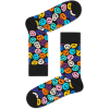 Happy Socks Twisted Smile Sokken, Zwart/Multi