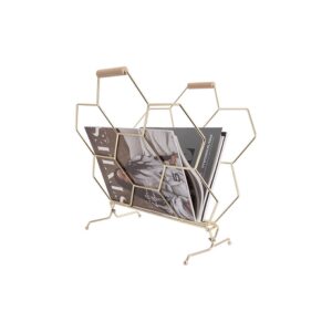 Honeycomb Tijdschriftenrek  - Goud