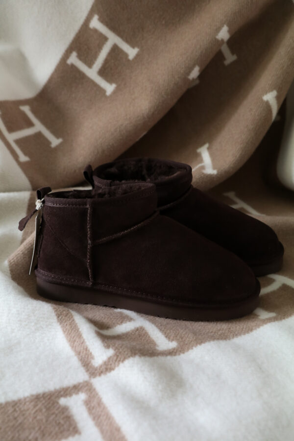 Ultra Mini Suede Enkellaarsjes