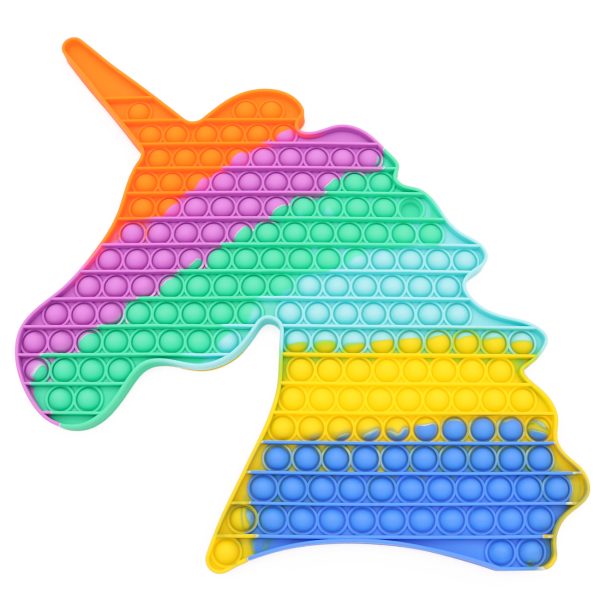 XXL POP IT® Fidget, Unicorn, Regenboog