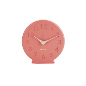 Karlsson Sole Numbers Alarmklok Polyresin - Koraalroze