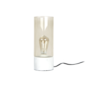 Leitmotiv tafellamp Lax,  Marmer/Bruin