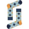 Happy Socks Nautical Star Sokken, Lichtblauw